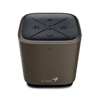 Genius 31731061102 SP-920BT Barna Bluetooth hangszóró 30 m, 8 óra üzemidő, 40 mm hangszóró, akkumulátoros, hordozható, AUX bemenet, microUSB