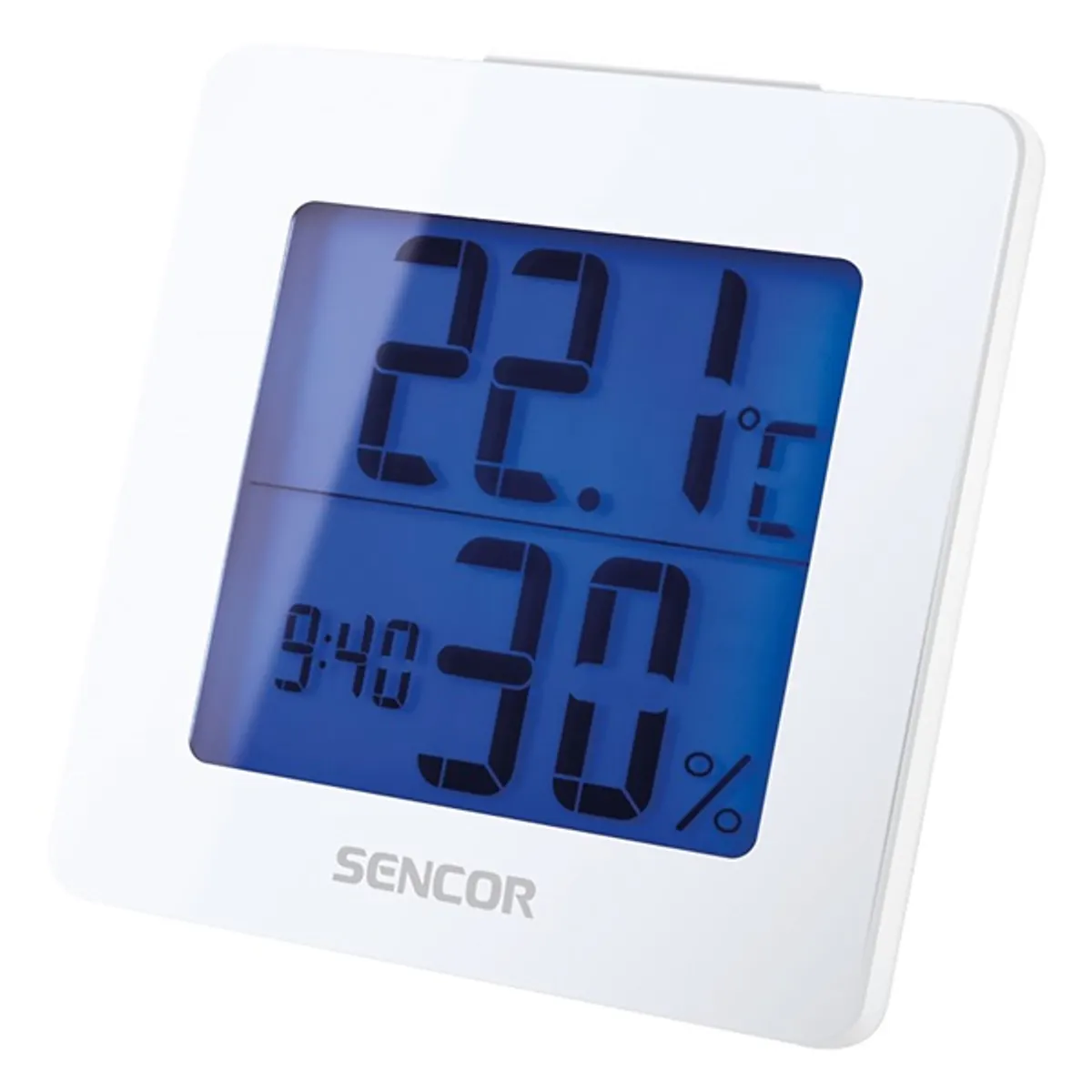 Sencor 35049764 SWS 1500 W fehér digitális kijelző ébresztőóra naptár #1
