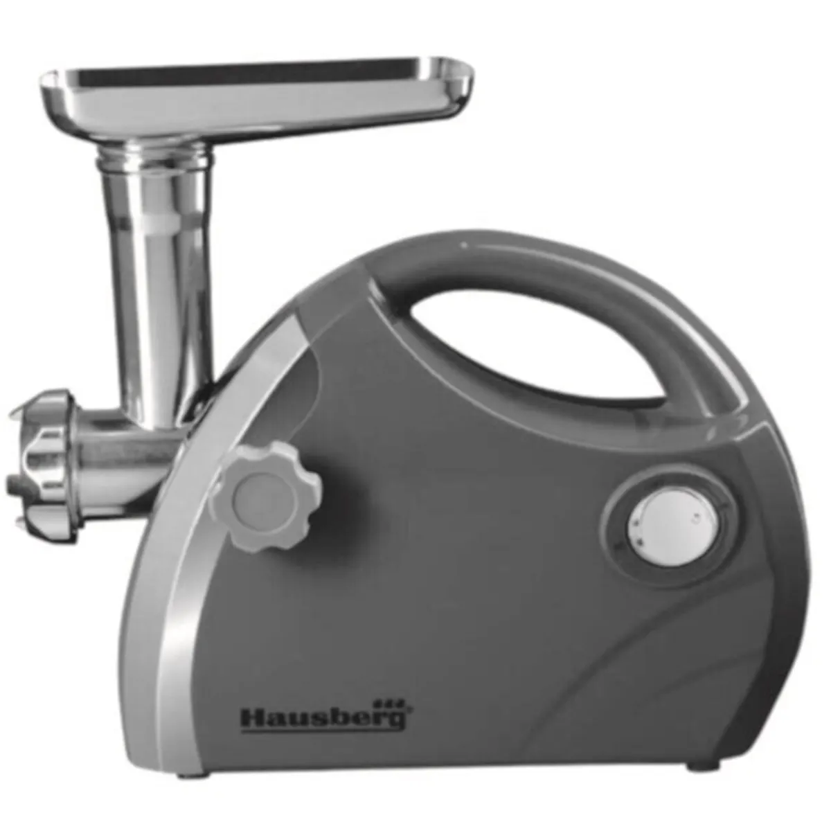 HAUSBERG HB-3430GR húsdaráló rézmotor rozsdamentes acél kés 3-5-7 mm 1 kg-perc fordított 85 dB kolbász kibbeh #1