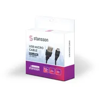 Stansson CS-204-D kábel fekete usb-a micro usb 50 cm