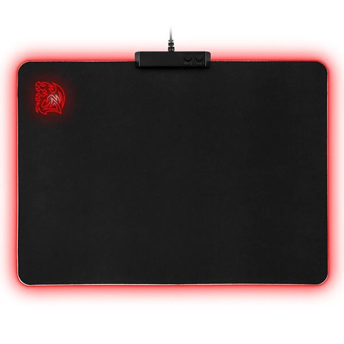 Thermaltake MP-DCM-RGBSMS-01 Draconem RGB Cloth Edition Egérpad 355x255x4 mm fekete gumi RGB világítás csúszásgátló #4