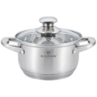 Blaumann BL-3457 satin gourmet line 22 cm rozsdamentes acél 4,3 l indukciós lábas fedővel