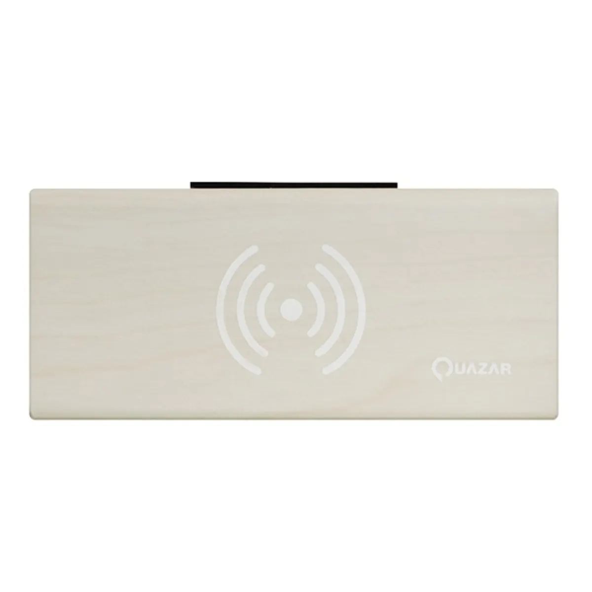 QUAZAR QZR-WR03-WH Charger Clock Station fehér ébresztőóra hőmérséklet kijelzővel #1