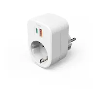 Hama 00223343 konnektor USB-C USB-A fehér SCHUKO