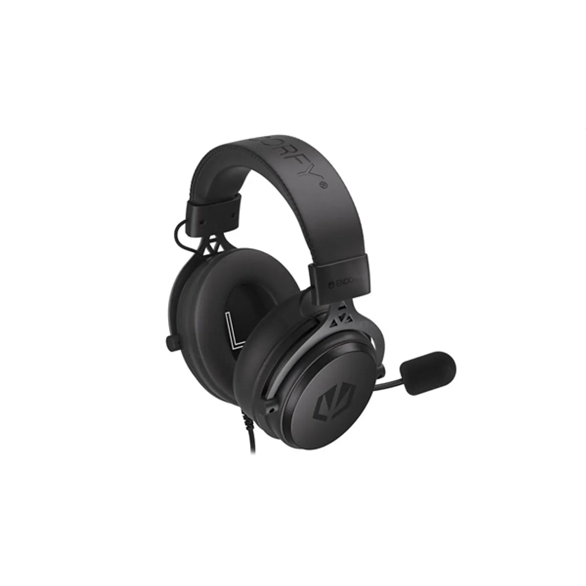Endorfy EY1A002 VIRO fejhallgató 53 mm meghajtó, 20 - 20000 Hz, 32 Ohm, 98 dB, levehető mikrofon pop filterrel, 270 cm kábel, fekete #3