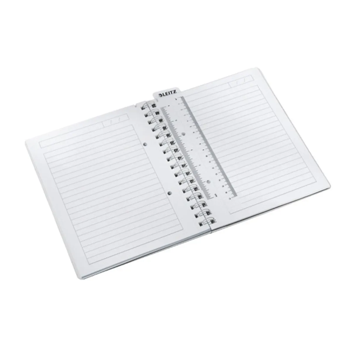 Leitz 46390062 Spirálfüzet A5 vonalas 80 lap polipropilén borító lefűzhető lila #2