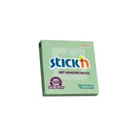 Stick N 21552 jegyzettömb 76x76 mm zöld 100 lap sima öntapadó