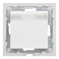 Legrand 721123 Suno 2P-F csatlakozóaljzat fehér ip44 süllyesztett rugós bekötés gyermekvédelem