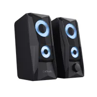 Trust 25108 GXT606 Javv RGB 2.0 hangszóró pár fekete 3,5mm USB Type-A 12 W 4 ohm #2