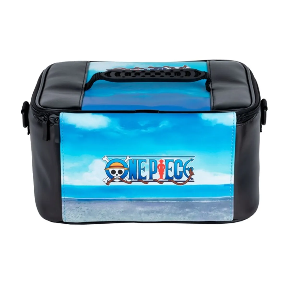 Konix KX-OP-LB One Piece Nintendo Switch utazótáska nejlon 195x280x142 mm cipzár többszínű és fekete #4