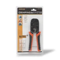 HANDY 10179 Krimpelő fogó 6P 8P RJ11 RJ12 RJ45 190 mm #3