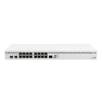 MikroTik CCR2004-16G-2S+ Cloud Core Router 16x GbE 2x SFP+ duál PSU RouterOS licenc 6