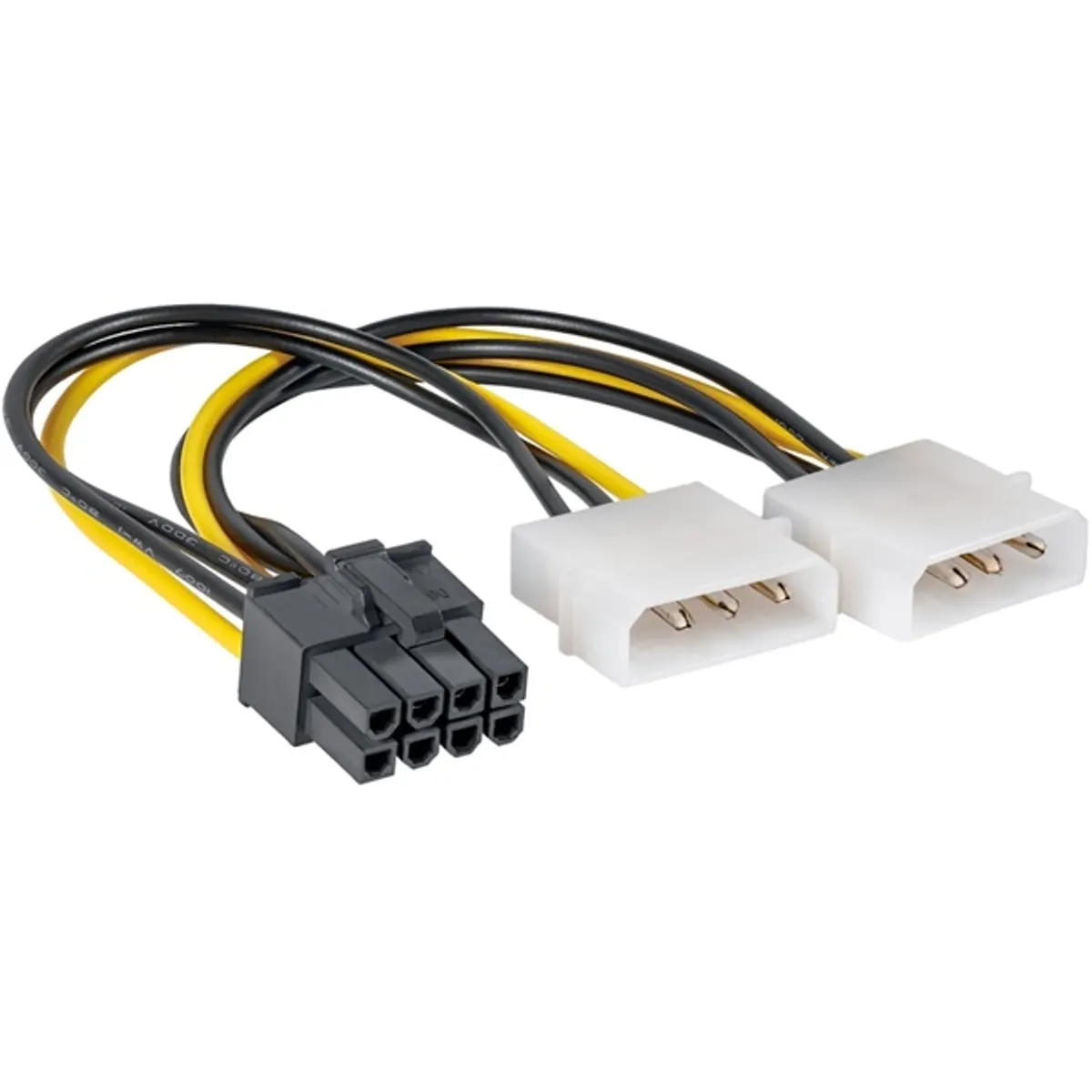 AKYGA AK-CA-29 Adapter 2x Molex PCI-E 8-tűs 15 cm #1