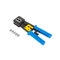 Lanberg NT-0204 moduláris krimpelő szerszám pass-through típusú RJ45 RJ11 RJ12 moduláris csatlakozókhoz #3