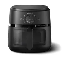 Philips NA230/00 Airfryer 2000 XL fekete 6,2 l kijelzővel időzítővel kivehető edény ellenőrzőablakkal #3