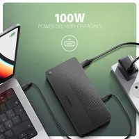 AXAGON HMC-U4 USB4 dokkoló 6 db USB-C és USB-A HDMI 1 DisplayPort 1 SD; Micro SD 3,5 mm jack #9