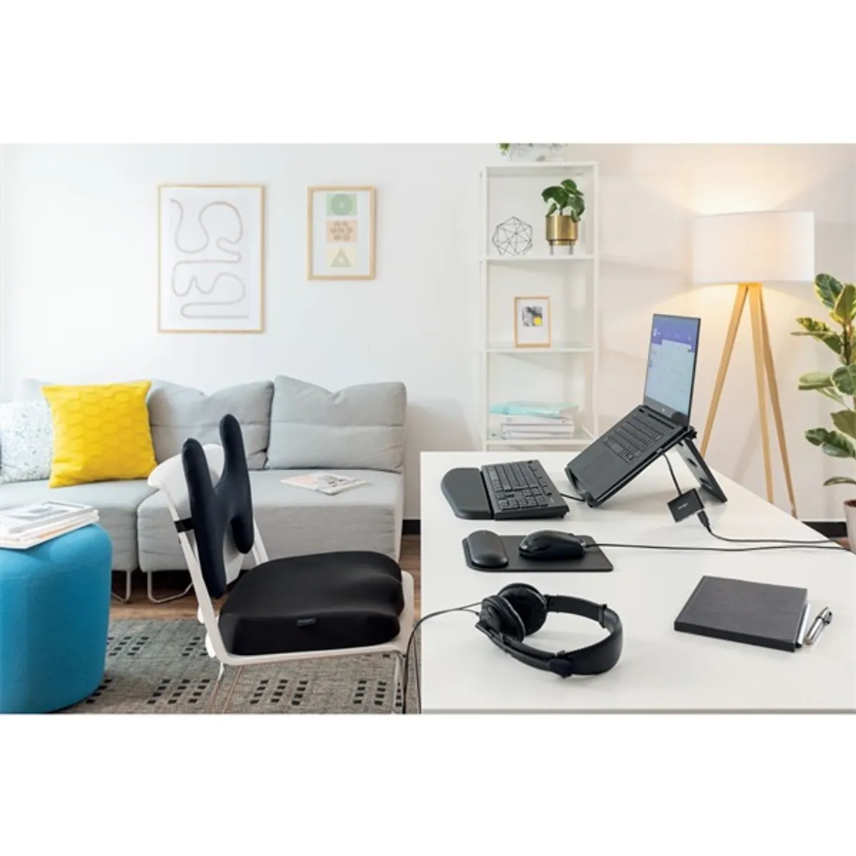 Kensington 60112 SmartFit Easy Riser Fekete Magasság állítható Dőlésszög 50° #8