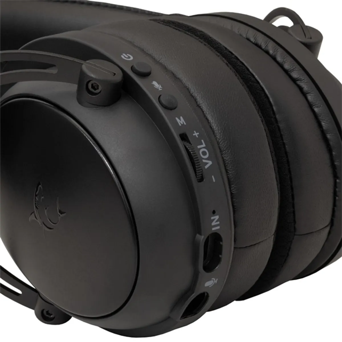 White Shark WS WGH-2443B Gorilla Pro vezeték nélküli gamer fejhallgató fekete Bluetooth #5