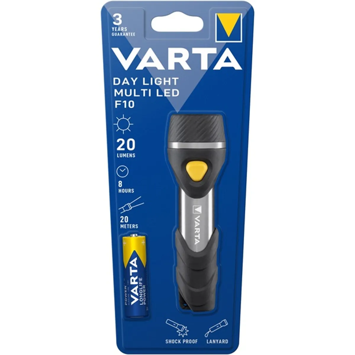 VARTA 16631101421 DAY LIGHT MULTI F10 LED elemlámpa nyakpánttal 5 LED AA elemmel #3