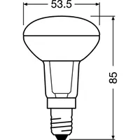 LEDVANCE 4058075126022 LED fényforrás E14 4W 345 lm 2700K Meleg fehér 36 fok 15000 óra 100000 ciklus #4