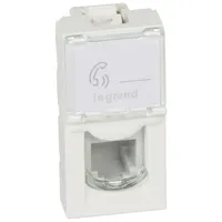 Legrand 078730 Program Mosaic 1m fehér RJ11 aljzat