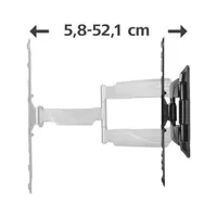 HAMA 00220828 fali konzol full motion 32"-65" acél fekete 35 kg 180° 15° VESA 75x75-400x400 #5