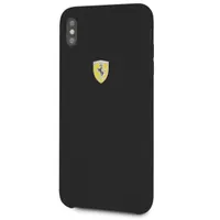 Ferrari FESSIHCI65BK fekete szilikon tok iPhone XS Max
