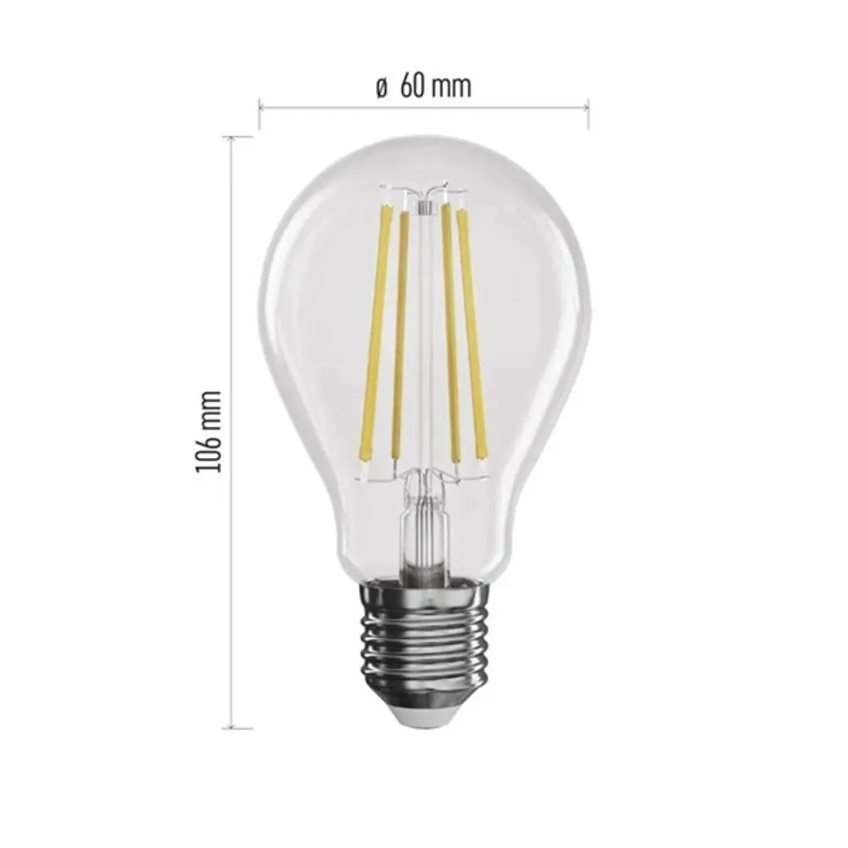 EMOS ZF5154D Filament LED izzó E27 8W 1055 lm 2700K fényerő-szabályozható #3