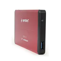 GEMBIRD EE2-U3S-2-R 2.5" USB 3.0 SATA HDD SSD ház alumínium piros #2
