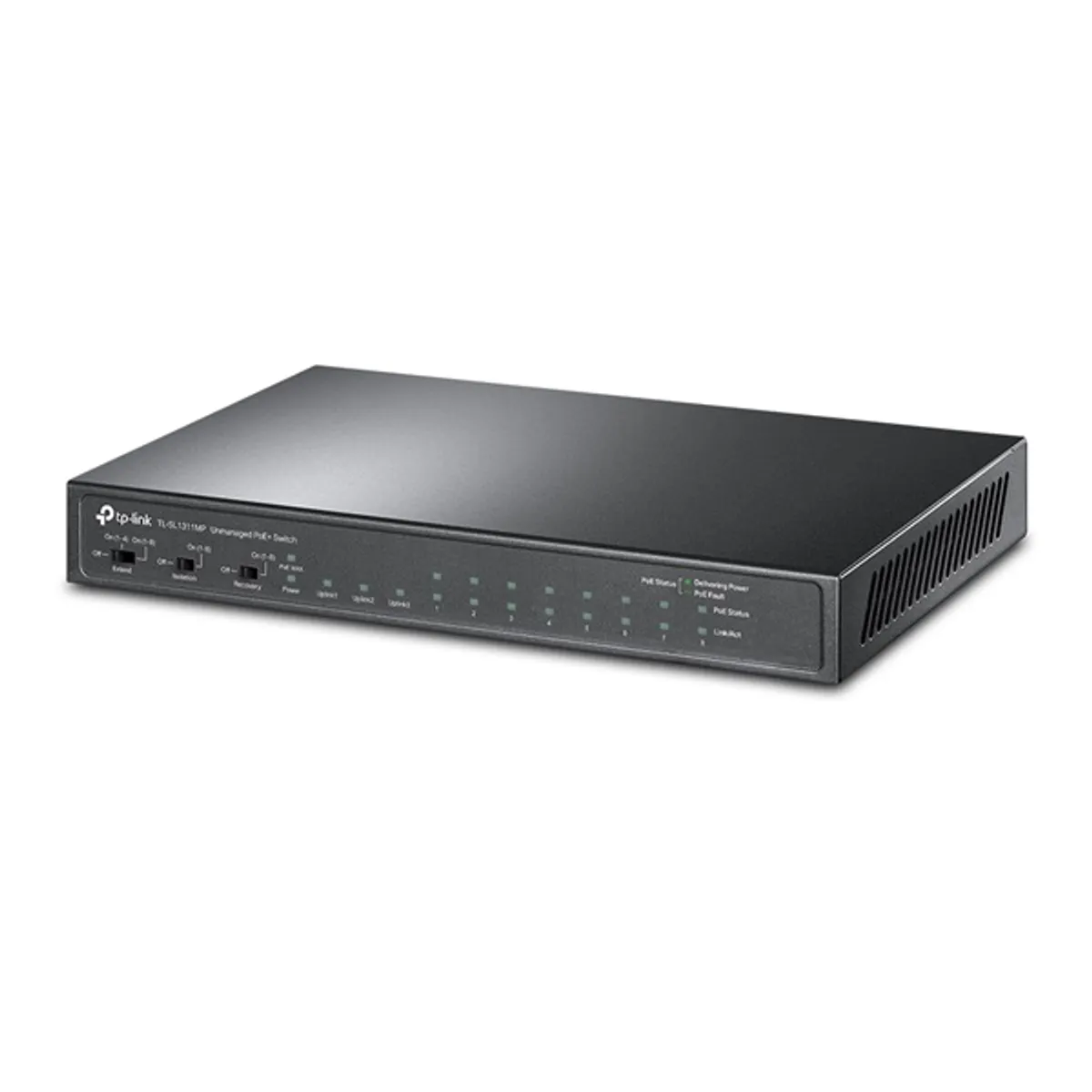 TP-LINK TL-SL1311MP 8x 10-100 Mbps PoE Plus portok, 2x Gigabit RJ45, 1x Gigabit SFP, asztali switch #2