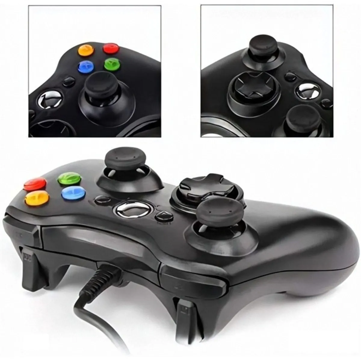 PRC PRCX360WRDBK Xbox 360 PC kontroller Fekete Vezetékes 17 db gomb #2