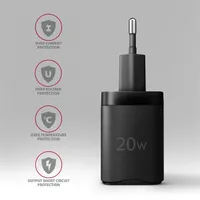 AXAGON ACU-PQ20 PD3.0 QC4 USB-C USB-A töltő 20W fekete #8