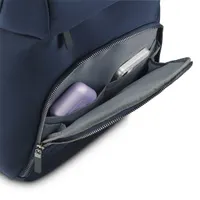 Hama 00222045 Notebook hátizsák ultrakönnyű újrahasznosított poliészter sötétkék 16,2" párnázott laptop tartó elülső zseb #5