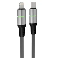 AVAX_CB635 STEELY LED 100 cm 27W USB-C - Lightning fekete #3