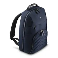 Hama 00222045 Notebook hátizsák ultrakönnyű újrahasznosított poliészter sötétkék 16,2" párnázott laptop tartó elülső zseb #3