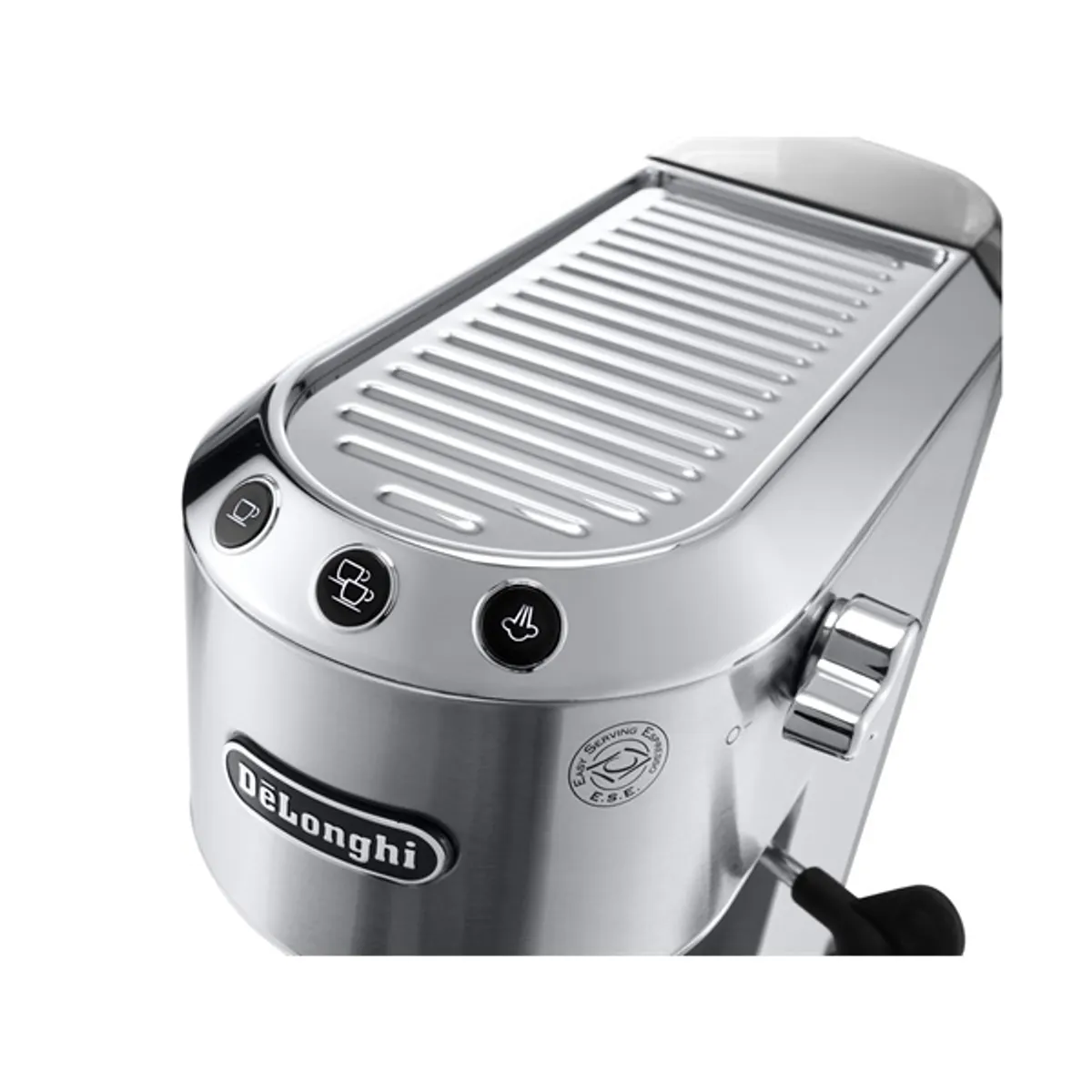 DELONGHI 0132106266 Dedica metál espresso kávéfőző rozsdamentes acél, 15 bar, 1,1 L, 1300 W, kivehető csepptálca, automatikus kikapcsolás #3