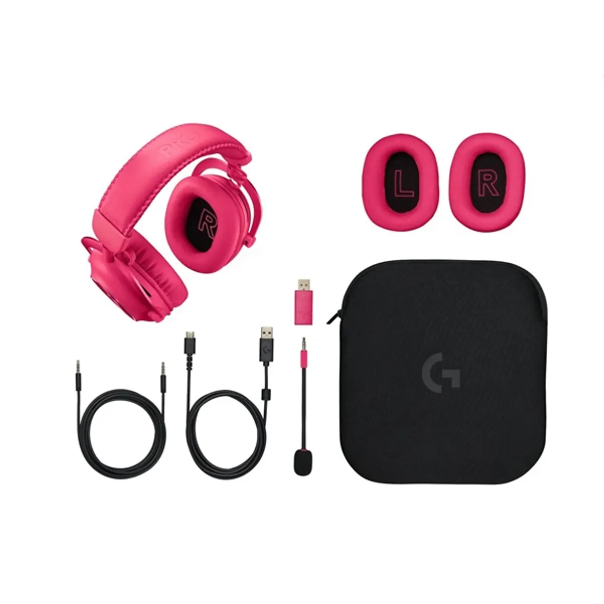 Logitech 981-001275 pro x 2 lightspeed fejhallgató magenta wireless Bluetooth 50 mm 20-20000 Hz 30 m #6