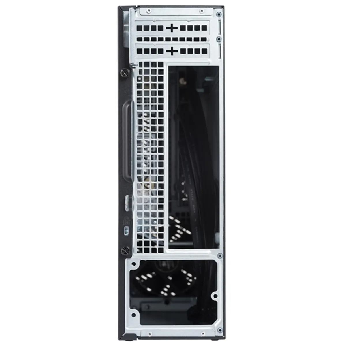 AKYGA AK-202-01BK mini-ITX sff ház fém fekete 5,25 külső hely 1 db 3,5 belső hely 1 db 2,5 belső hely 1 db beépített 80 mm ventilátor USB 3.0 táp nélküli #6