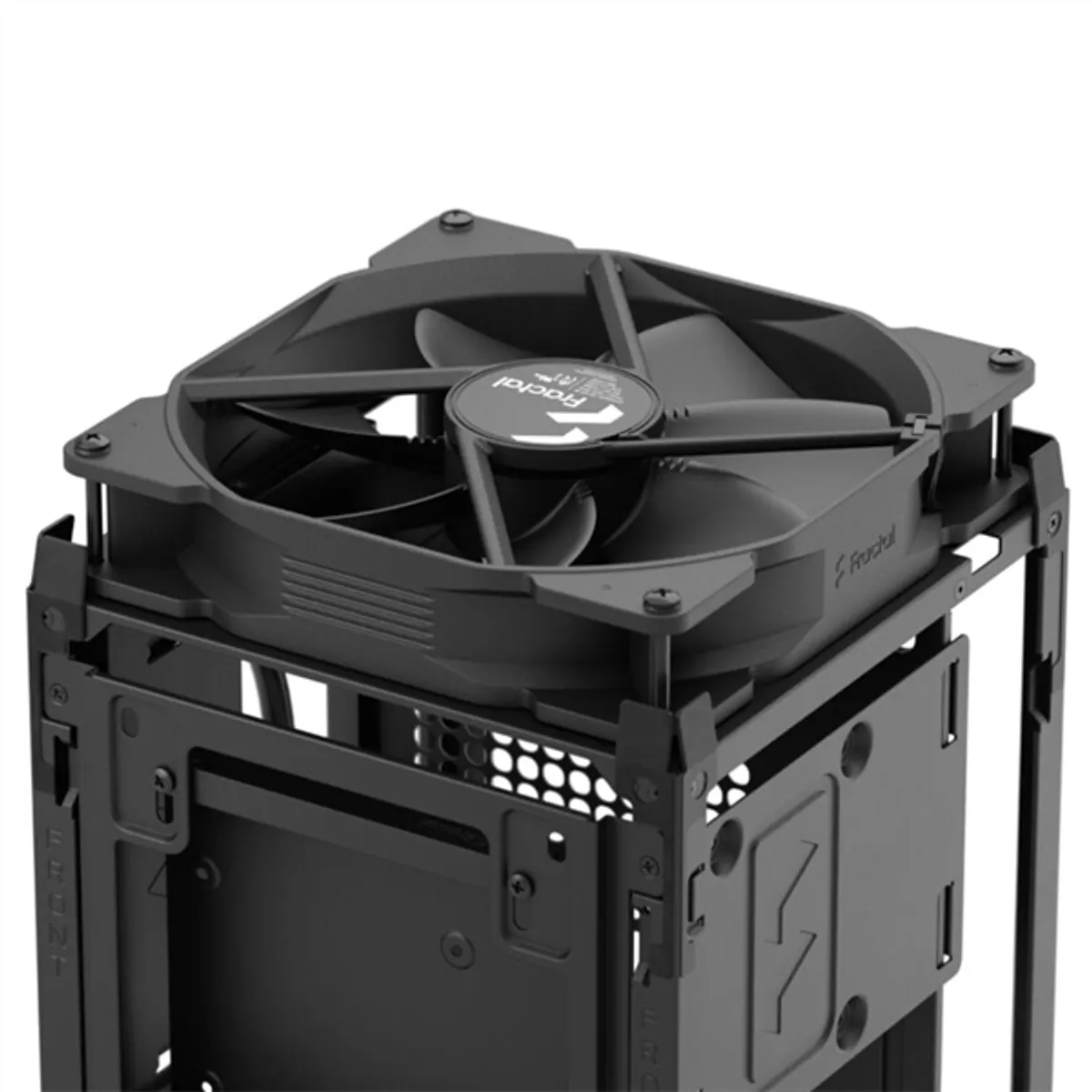 Fractal Design FD-C-MOD1N-02 Mood fekete m-ITX táp nélküli USB 3.0 előlapi I/O 20 Gbps USB-C 180 mm ventilátor max GPU 325 mm #5