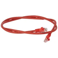 LEGRAND 051862 patch kábel RJ45-RJ45 Cat6 UTP LSZH 100 cm piros Szerelt RJ45 RJ45