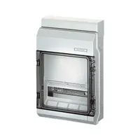 HENSEL 6100430 Kisautomata doboz IP65 polisztriol szürke falon kívüli 12 egység soronként 1 ajtó műanyag