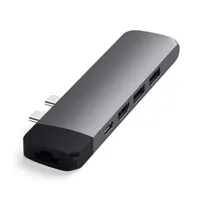 Satechi ST-TCPHEM Alumínium pro type-C hub 4K HDMI RJ45 2x USB-A 1x USB-C microSD SD Szürke #2