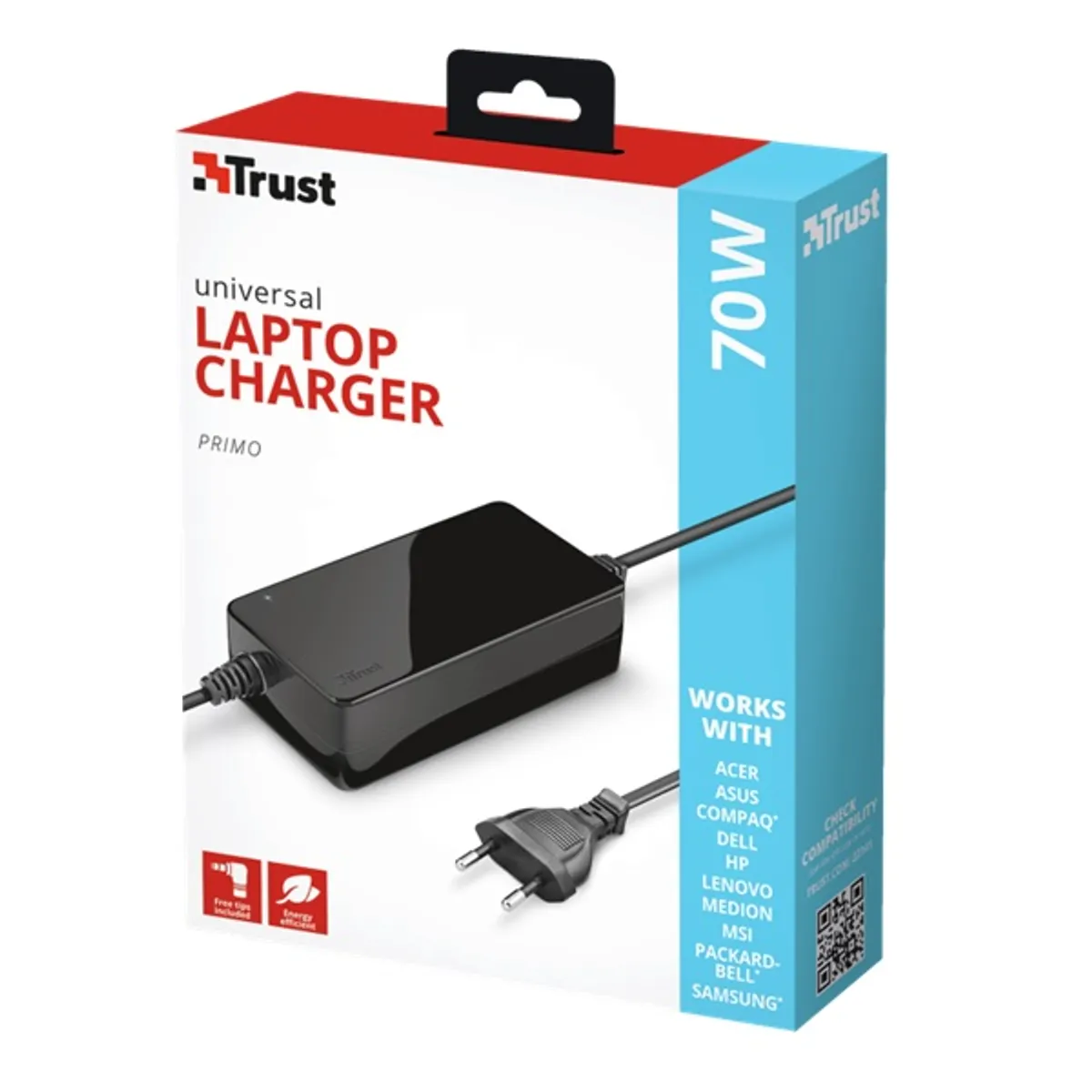 Trust 22141 Primo 70W 19V 3,6A 120 cm fekete #3
