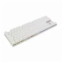 White Shark WS GK-2106W-BL-HU COMMANDOS fehér mechanikus magyar kiosztás kék kapcsoló RGB 88 gombos TKL USB hub kábel 150 cm #2