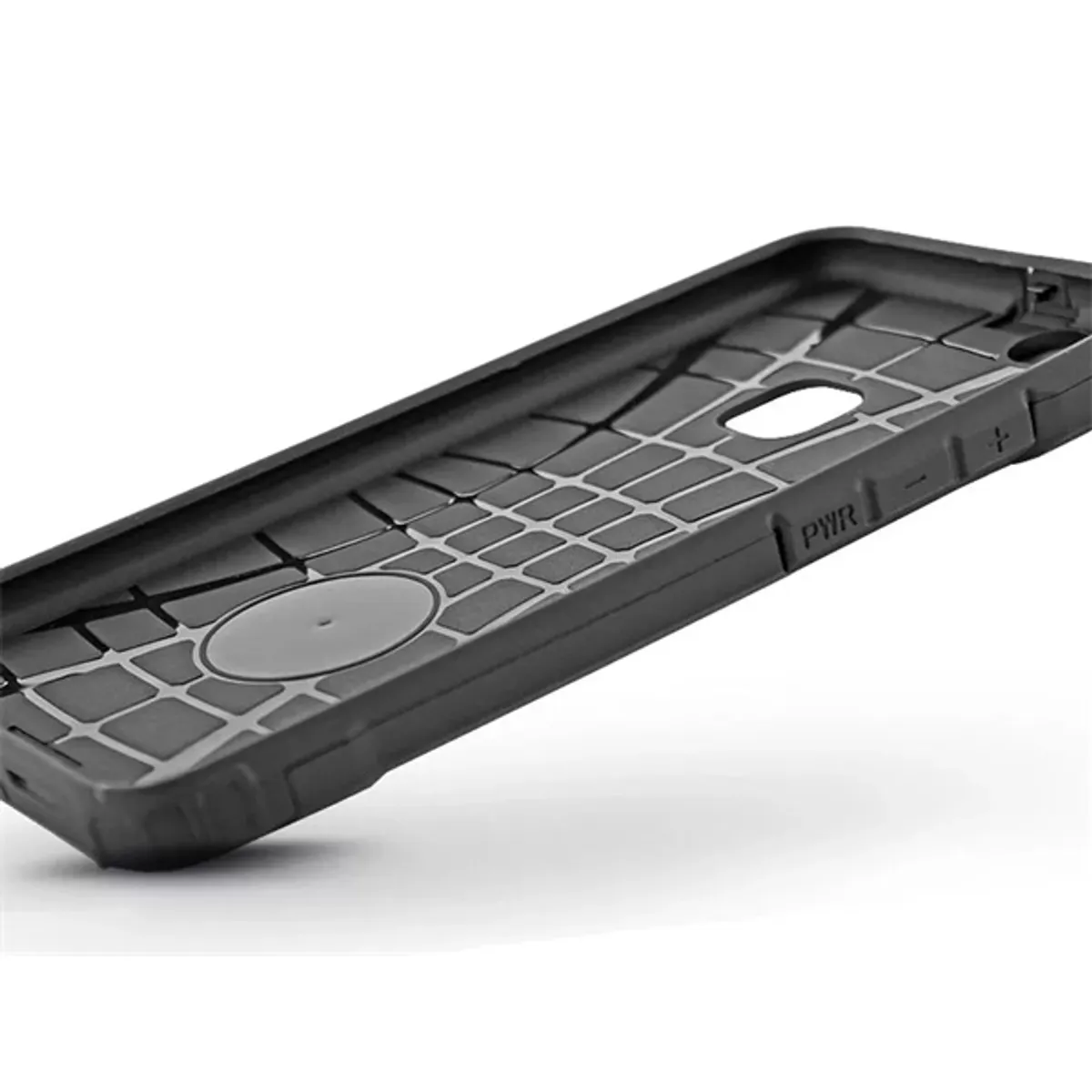 HAFFNER PT-6855 Armor hátlap iPhone 15 Pro 6,1" fekete szilikon ütésálló Apple #2