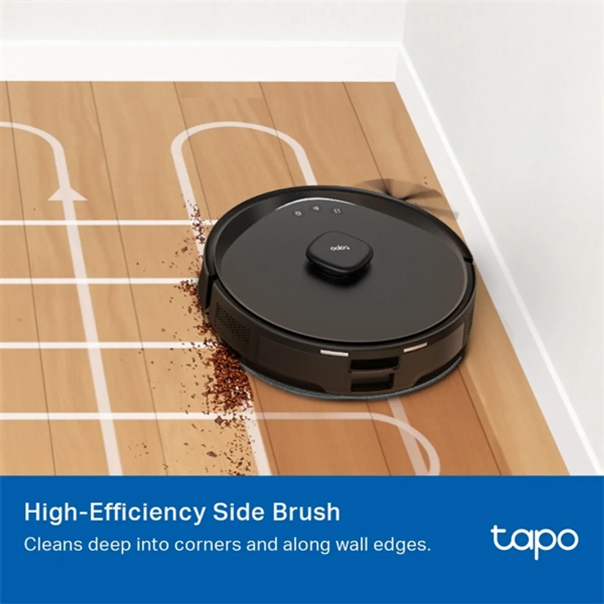 TP-LINK TAPO RVA105 robotporszívó alkatrész készlet főkefe, oldalkefe, mosható HEPA szűrő #6