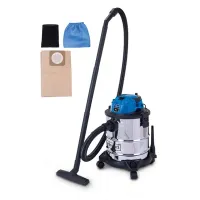 Scheppach 5907741901 VC 20 száraz-nedves 20 l 1300 W 4 m kábel 2 m cső 20000 Pa integrált fúvásfunkció