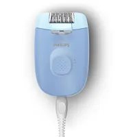 PHILIPS BRE247/00 Satinelle Essential vezetékes epilátor kék, 2 sebességfokozat, LED-lámpa, masszázsfunkció, mosható fej, tisztító kefe, hordtáska #2