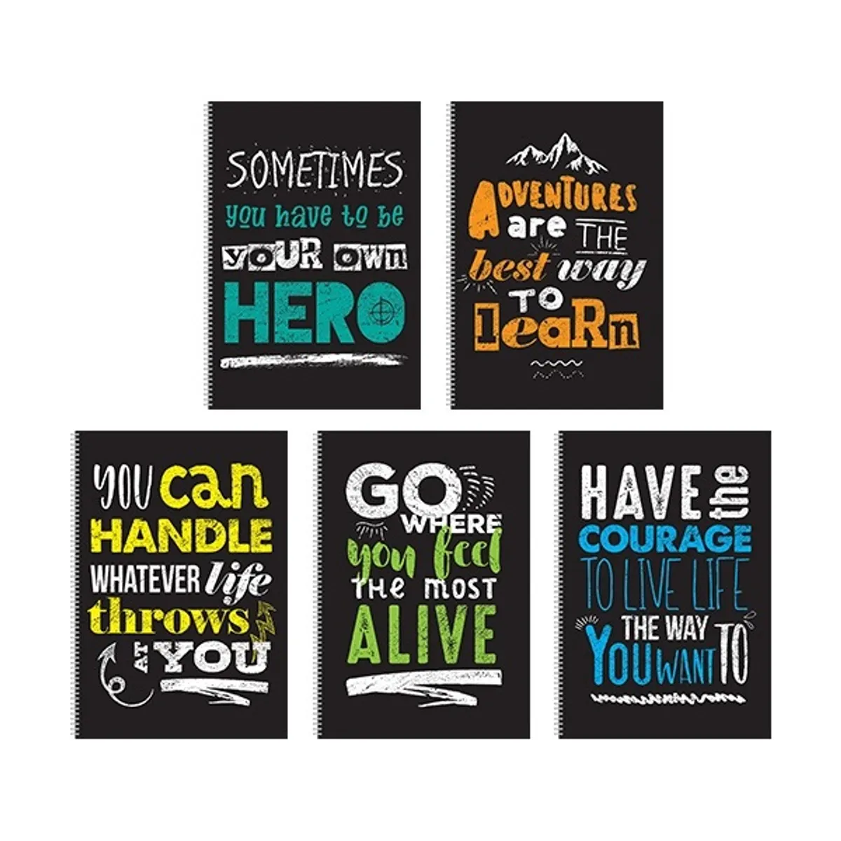PD P1112-1749 Pátria Design Say It Loud A4 100 lapos spirálfüzet Mintás UV lakk Kartonfedél Álló #1