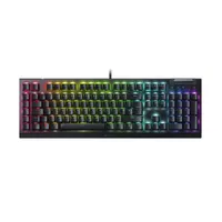 Razer RZ03-04700300-R3W1 BlackWidow V4 X zöld mechanikus kapcsoló RGB 6 makrógomb USB UK angol kiosztás